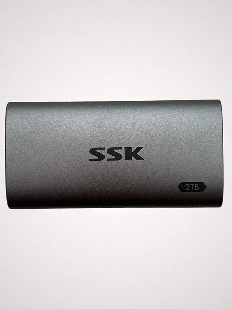 SSK 2TB External SSD - USB 3.2 Gen2 Portable Drive 550MB/s for iPhone, Mac, PC